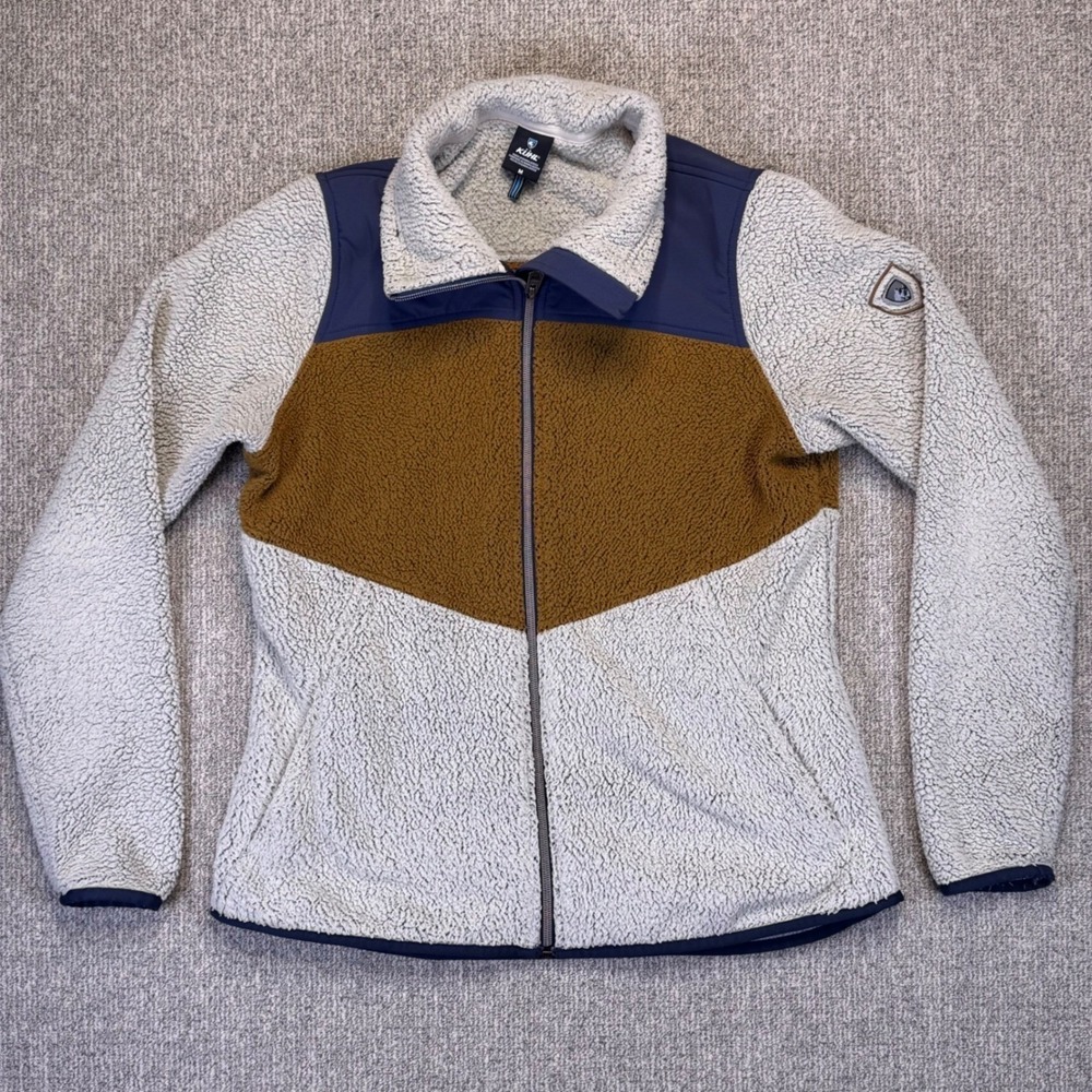 Kuhl Sherpa Fleece Jacket Womens Small‎ Full Zip Hiking Outdoor Winter Coat